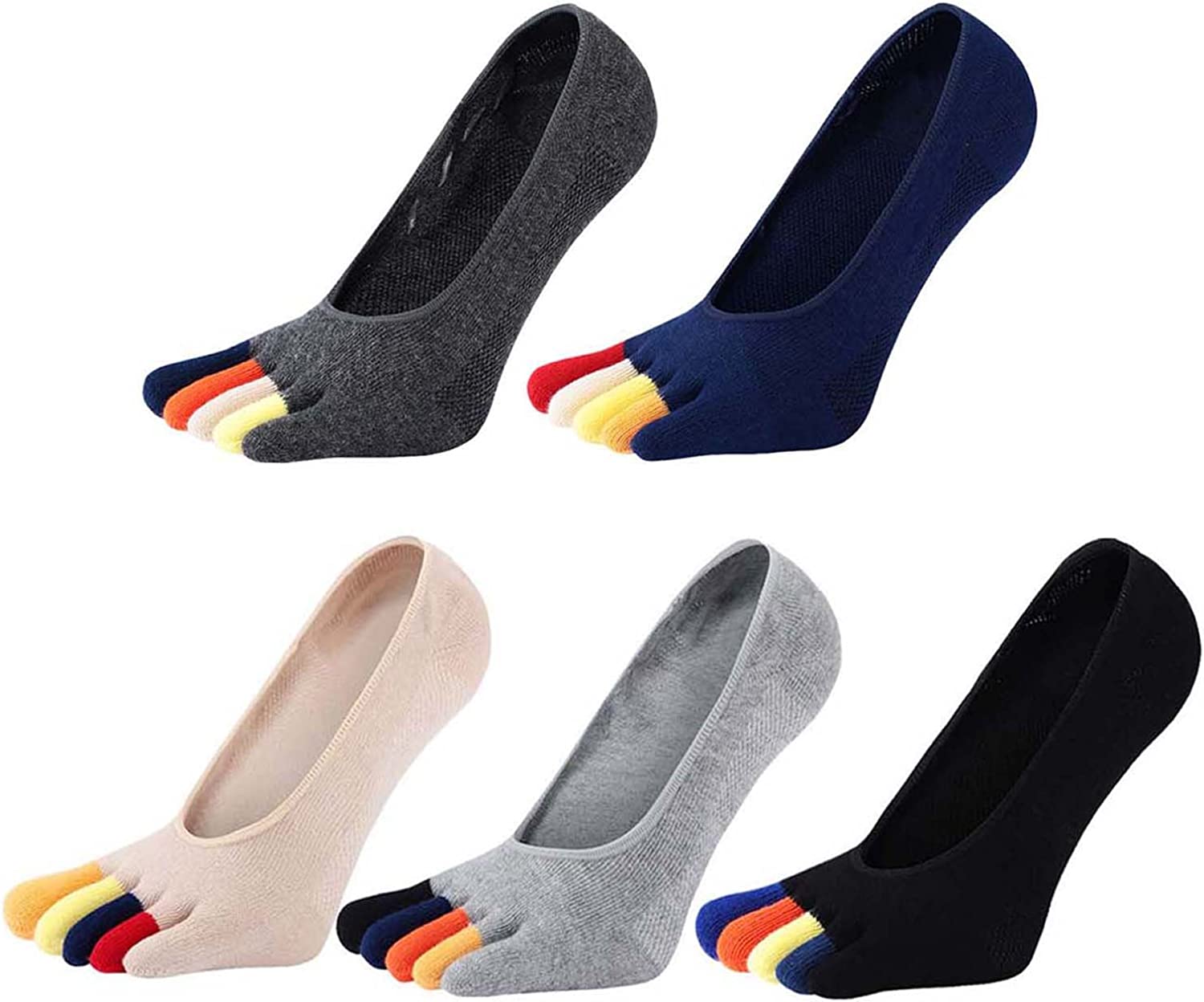 Invisibility Sock Loafer - 5 Çift Erkek Düşük Kesim Loafer