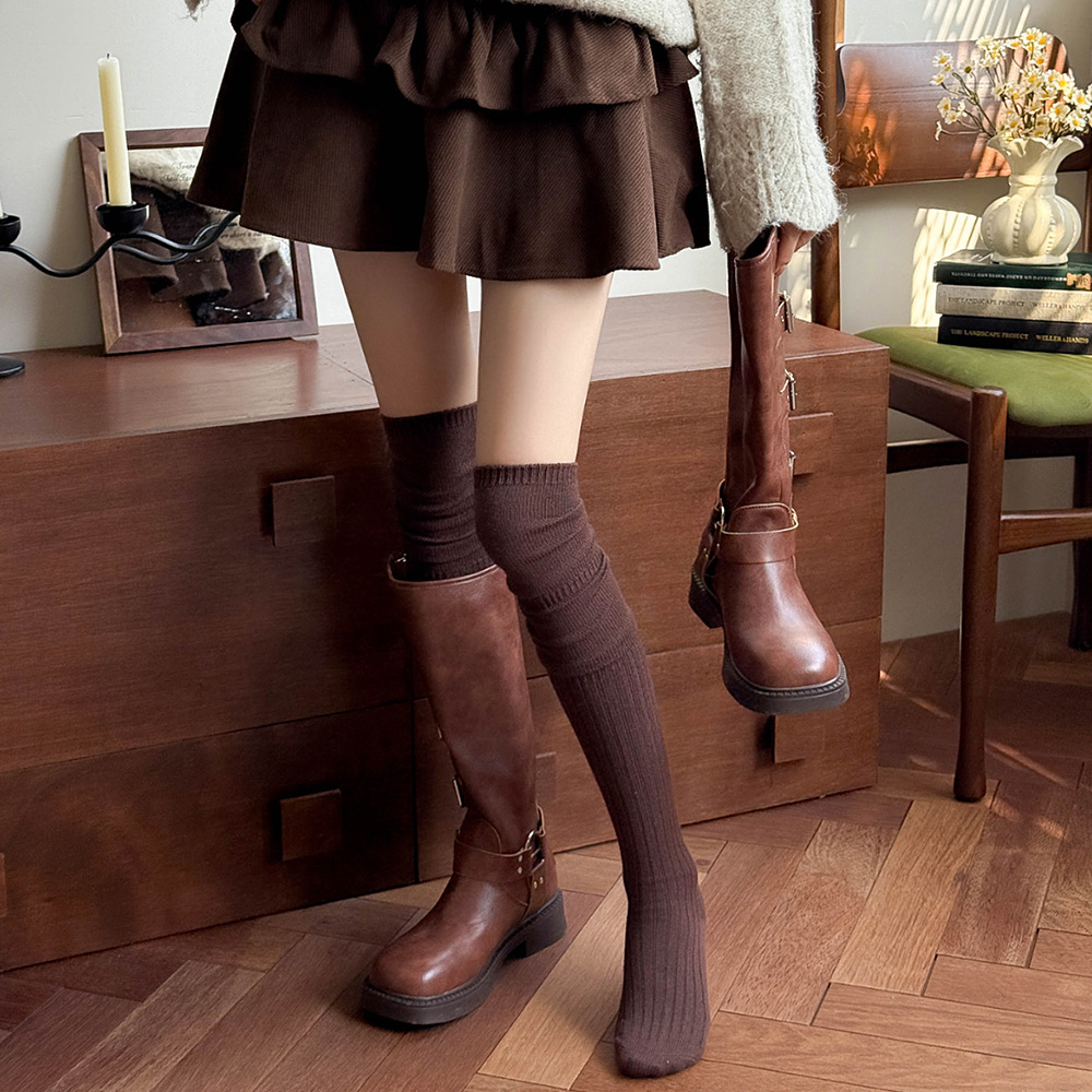 Boot Sock Slouchy - Kadınlar için Sıcak Ekstra Uzun Diz