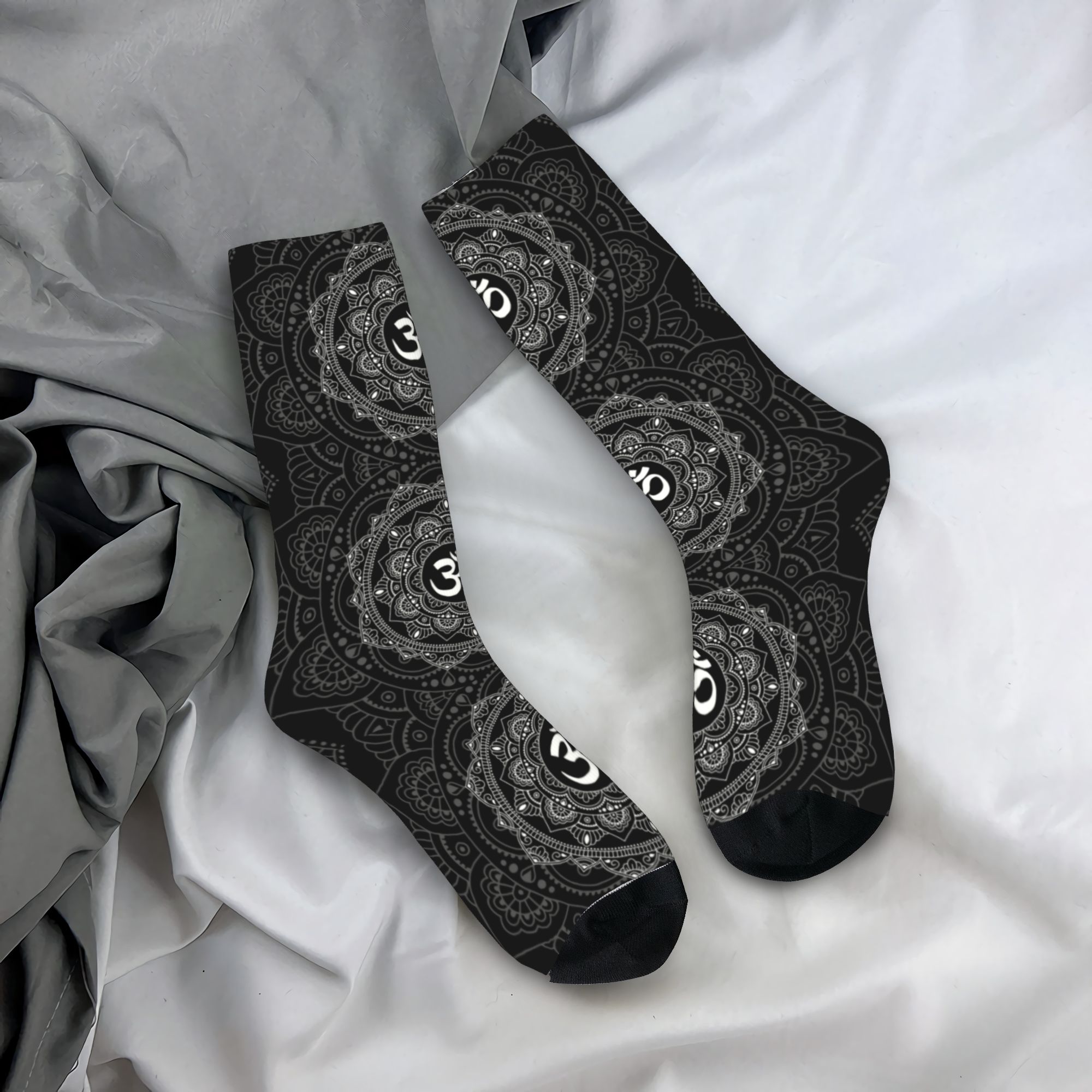 Dress Sock Men - Özel Om Mandala Elbise Çorapları Erkek