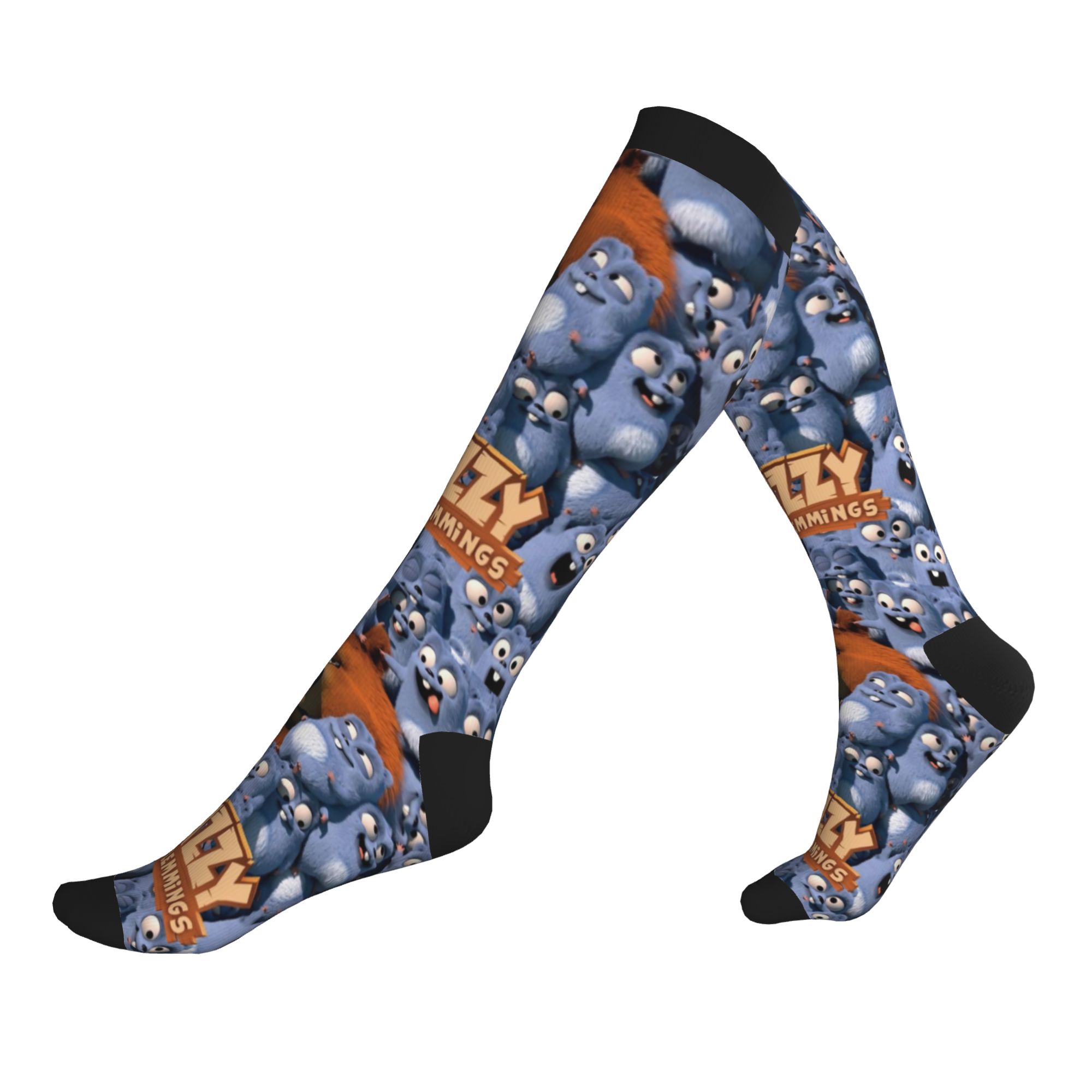 No Show Sock Women - Grizzy ve Lemmings Çizgi Film Karakterleri
