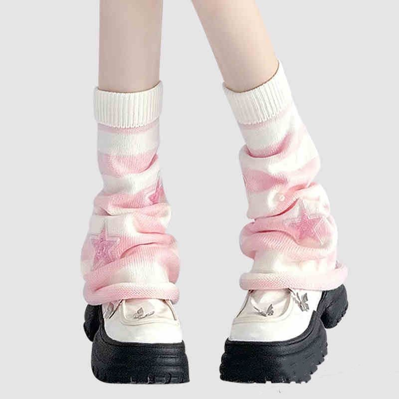Y2K Çizgili Bacak Isıtıcıları  - Boot Sock Slouchy incelemesi ve fiyatı