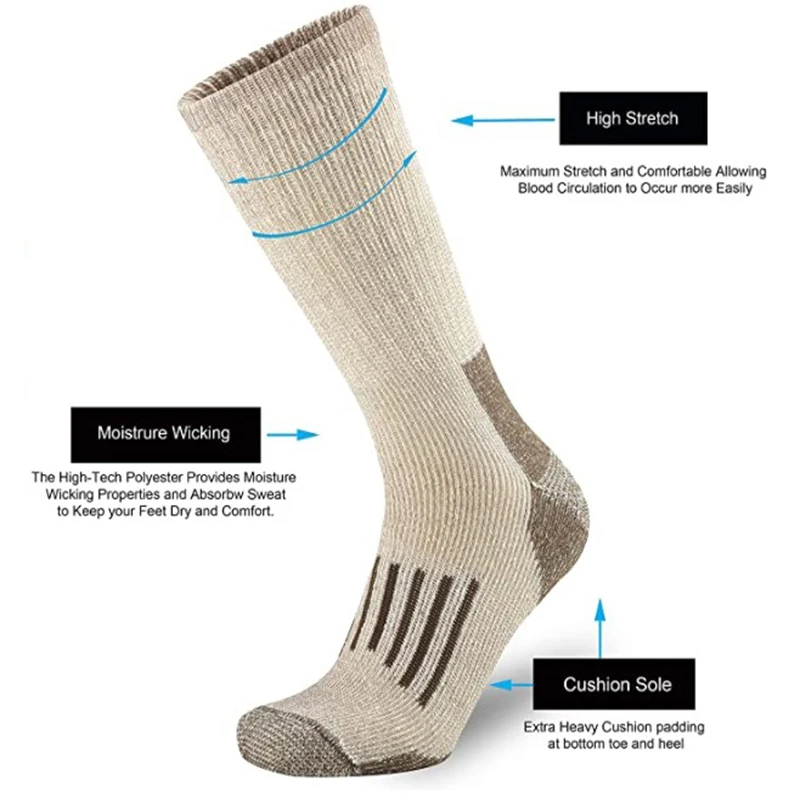 %80 Yün Çoraplar Sıcak Kalın Y - Wool Hiking Sock incelemesi ve fiyatı
