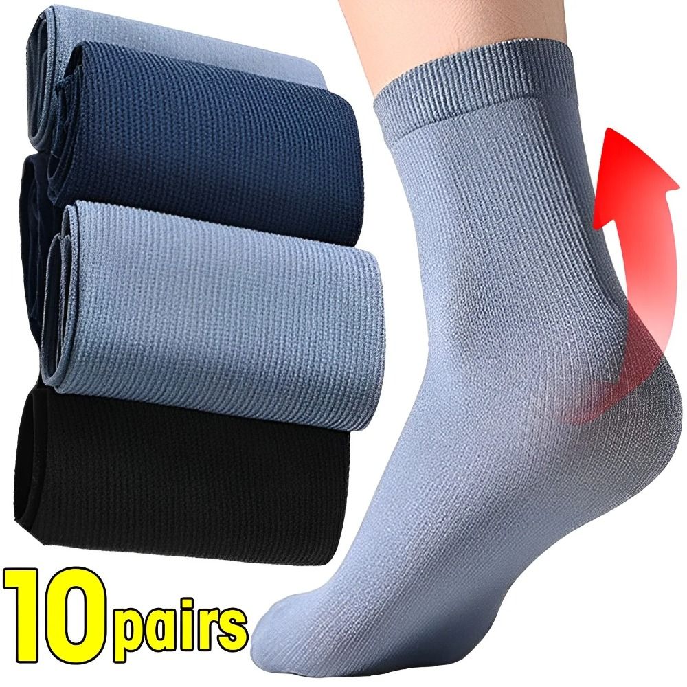 10 çift Moda Erkek Buz İpek Ço - Silk Sock Bamboo incelemesi ve fiyatı