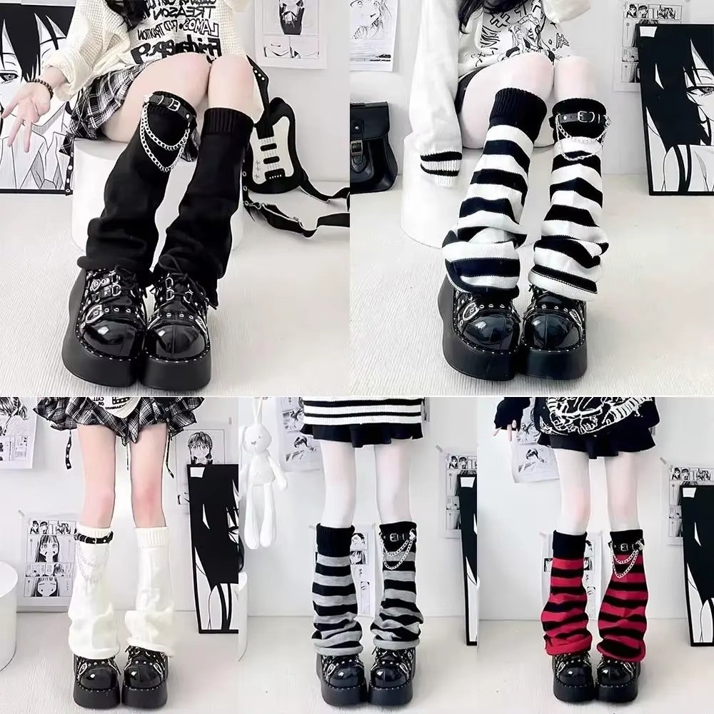 Japon Stili Harajuku Örgü Baca - Boot Sock Slouchy incelemesi ve fiyatı