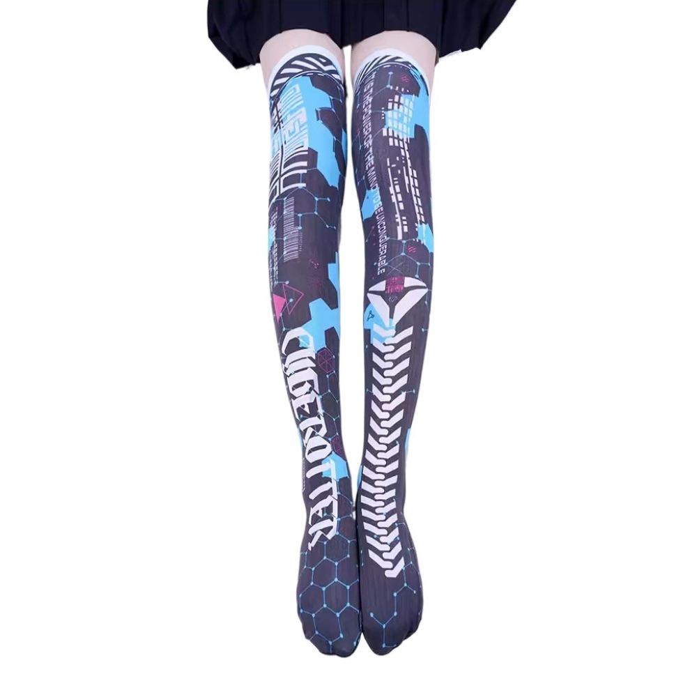 Anime Oyunu Robot AI Mech Çora - Knee High Sock Women incelemesi ve fiyatı