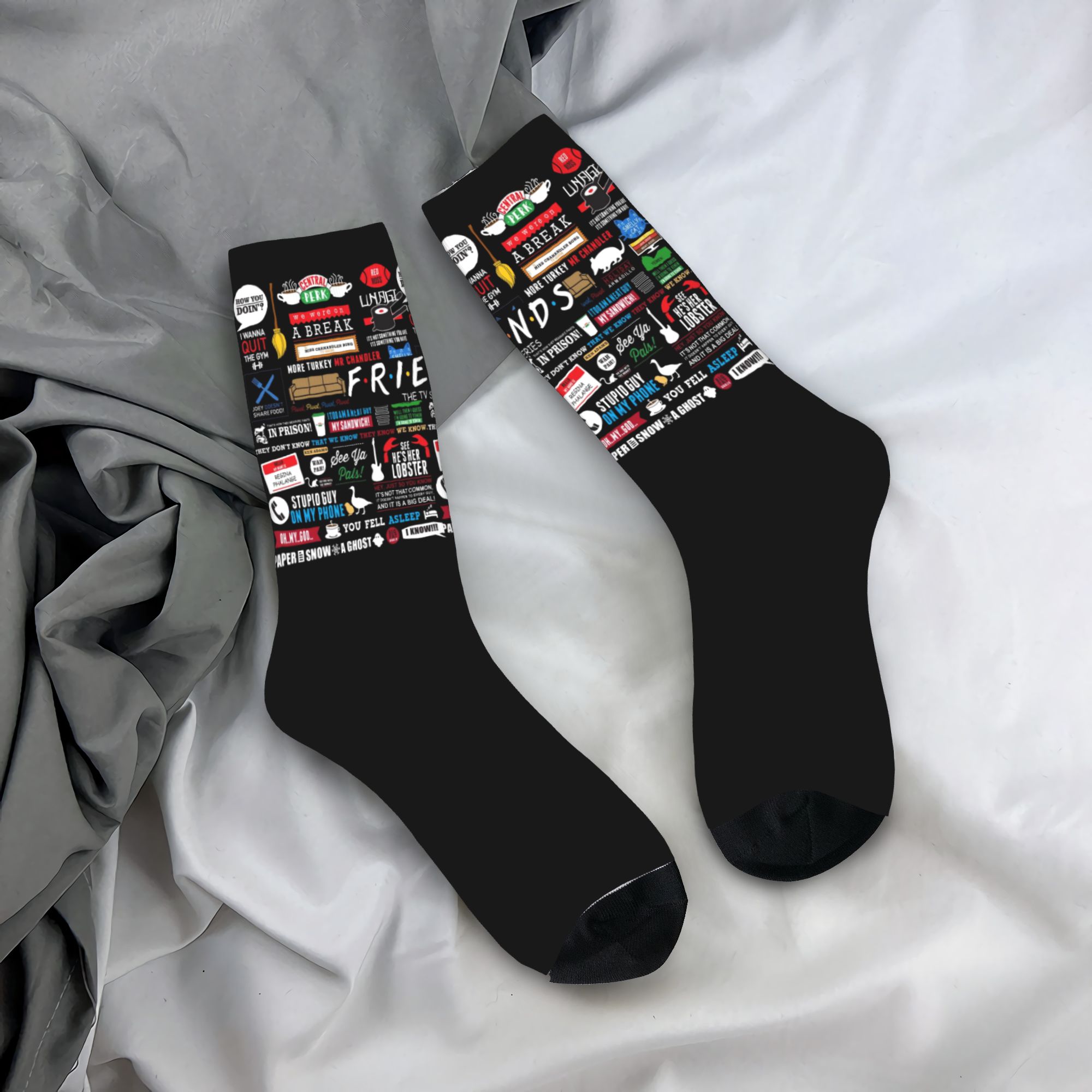 Özel Sevimli Komik TV Şovu Ark - No Show Sock Women incelemesi ve fiyatı